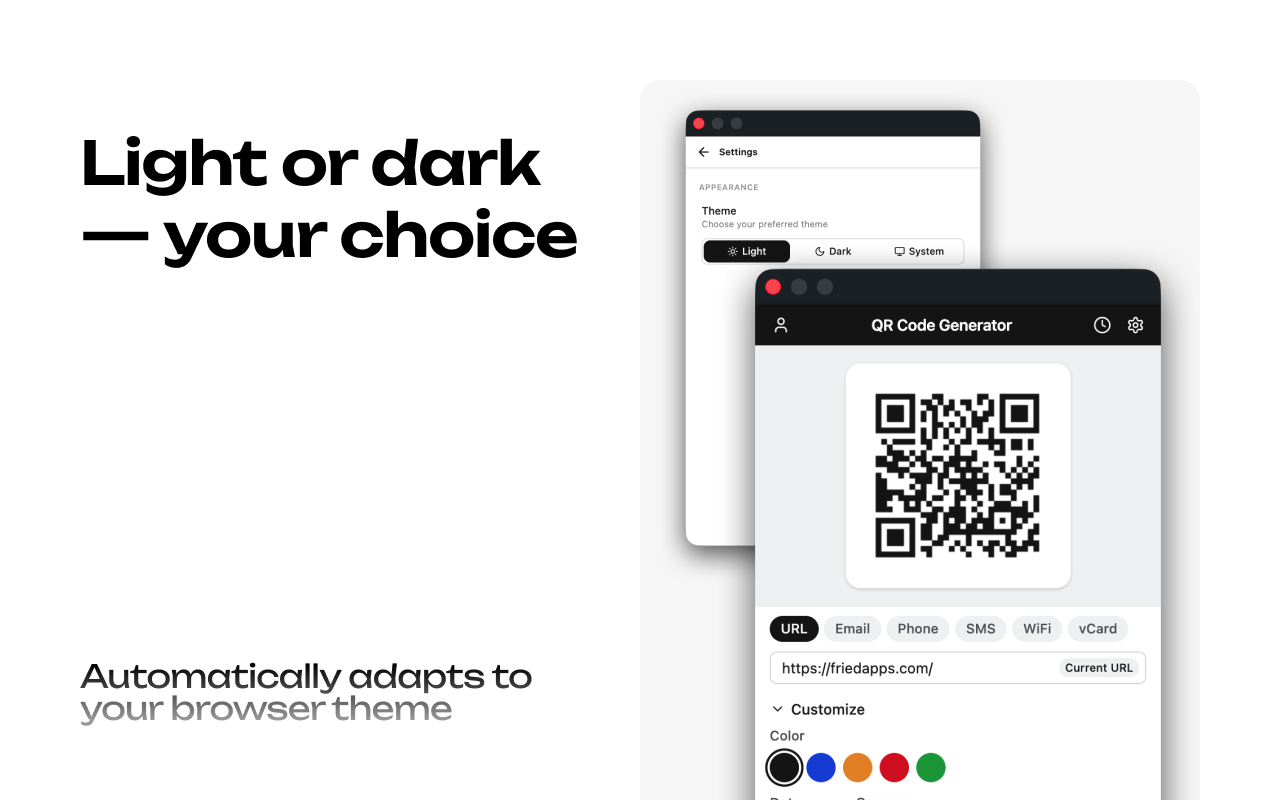 QR Code Generator screenshot
